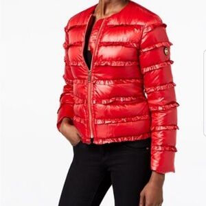 24HR SALE * MICHEAL KORS RUFFLE PUFFER (L)